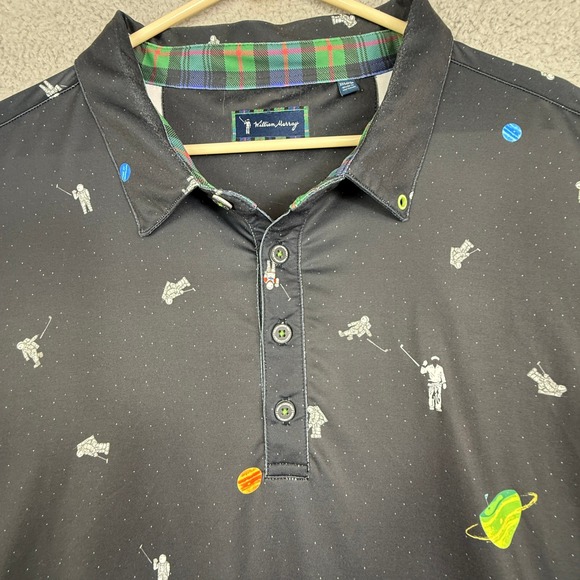 William Murray Lot of Three Golf Polo Mens XX-Large Green Floral Shirt Button Up - Picture 13 of 16